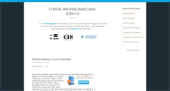 Desktop Screenshot of ethicalhacking.com