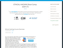 Tablet Screenshot of ethicalhacking.com
